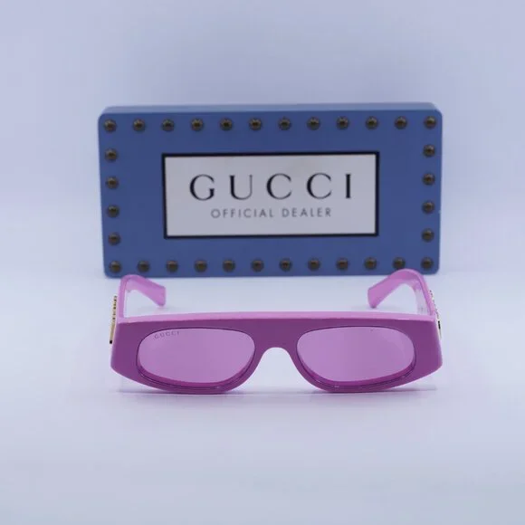 Gucci GG1771S 008 Geometric Sunglasses - Pink